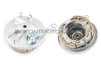 Кришка барабана гальмівного переднього Delta (+колодки) Дельта ZZQ