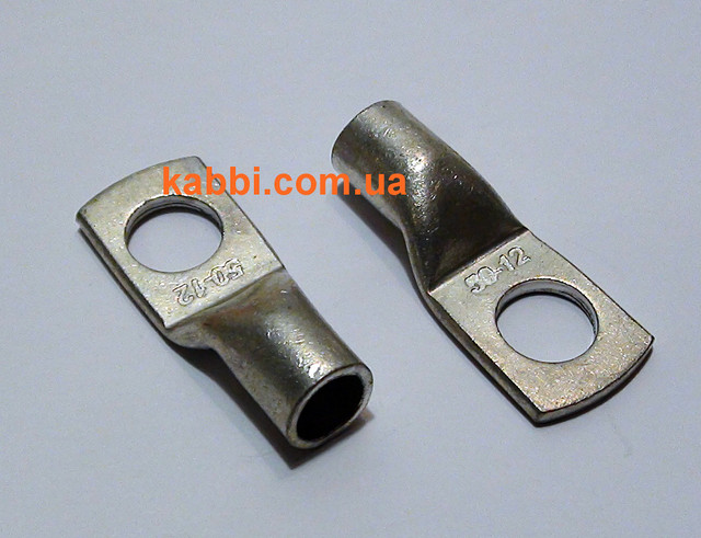 фотографія наконечник кабельний луженый СК 50-мм 2 мідний м12