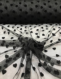 Сітка в Сердечка Чорна