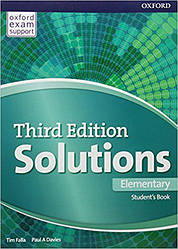 Solutions 3rd Edition Elementary student's Book (Підручник)