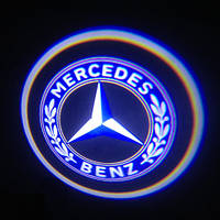 Підсвічування логотипу авто на двері Mercedes Benz