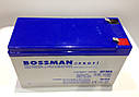 Акумулятор 12 V 9 Ah Bossman profi 6FM9 — LA1290, фото 6