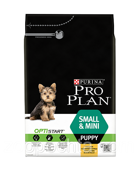 Сухий корм Про план (Pro Plan) для цуценят малих порід, з куркою 3КГ