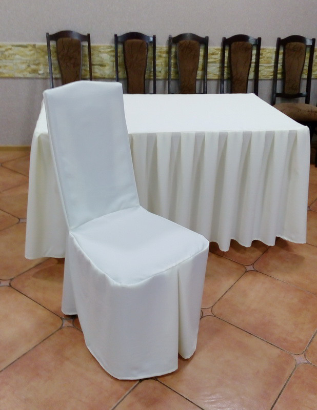 Чохол на Дерев'яний стілець з міцної легкої тканини з Хлястиком