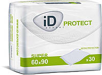 Гигиенические пеленки ID Protect Super 60 x 90cм 1700 мл, 30 шт.