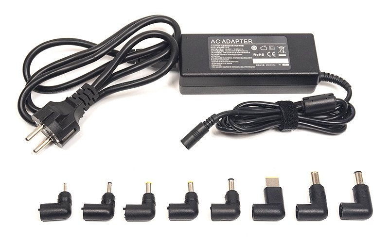 Універсальний блок живлення для ноутбуків PowerPlant 220V, 15-20V 90W 6A, фото 1