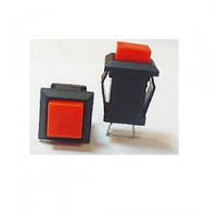 Квадратна Кнопка на два контакти без фіксації GAV 170