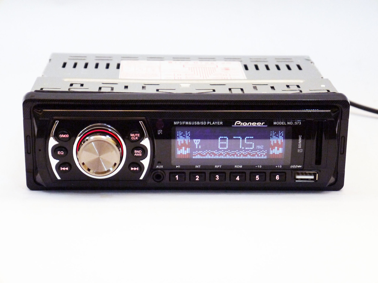 Автомагнітола 573 Usb+Sd+Fm+Aux+ пульт