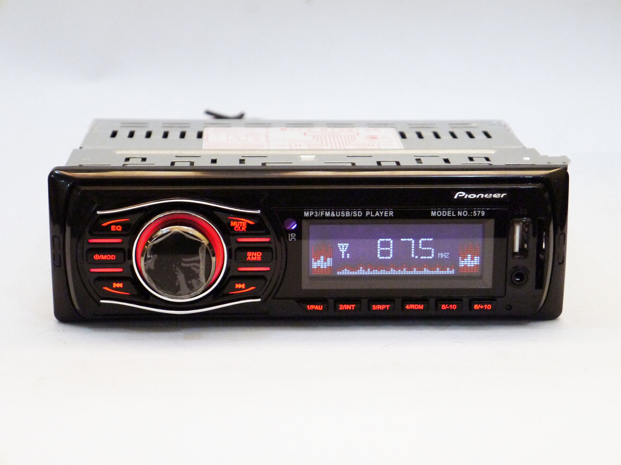 Автомагнітола 579 Usb+Sd+Fm+Aux+ пульт, фото 1
