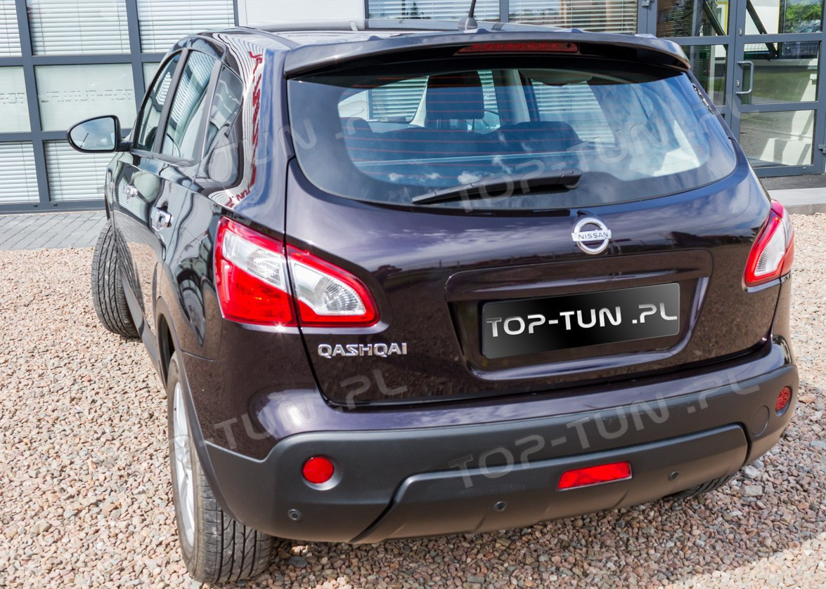 Спойлер козирок заднього скла Nissan Qashqai (пластик)
