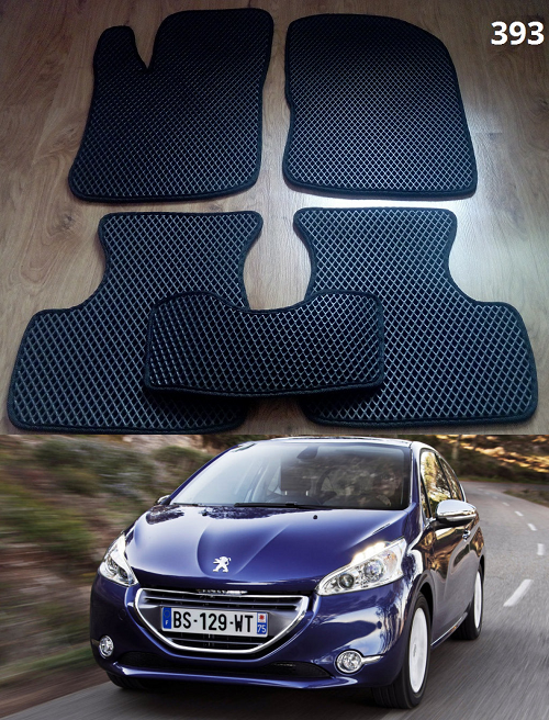 Килимки ЕВА в салон Peugeot 208 '12-19