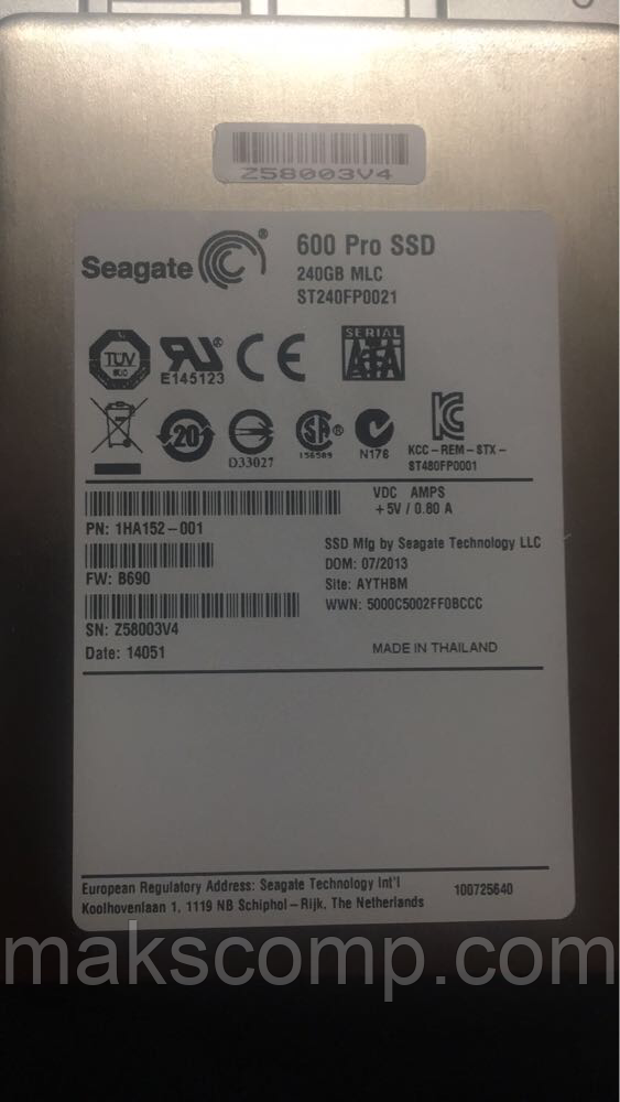 SSD Seagate 600Pro 240GB 2.5" SATAIII MLC (ST240FP0021)