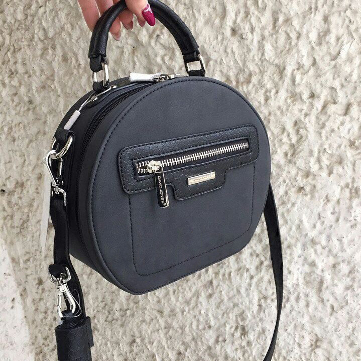 Круглий жіночий клатч D. Jones, фото 1