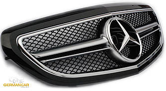 Решітка радіатора Mercedes W212 рестайл у стилі AMG (чорний глянець)