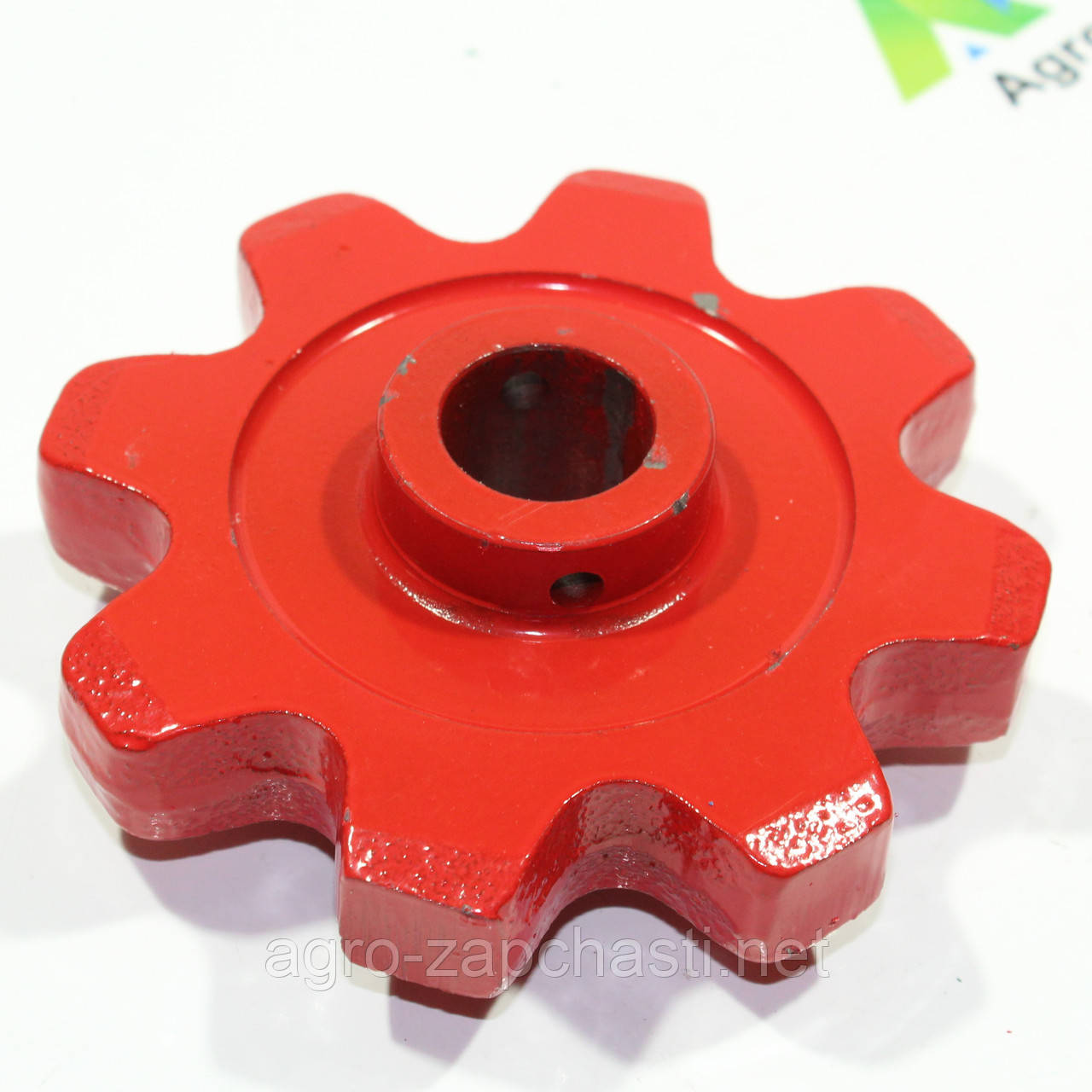 Зірочка 408 похилого транспортера 414462M1-G комбайна Massey Ferguson —z- 8 зубців, d-25 мм