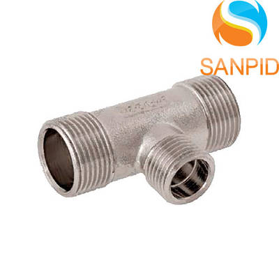 Фітинг трійник редукційний Kisan з зовнішньою різьбою 3/4"x1/2"x3/4"