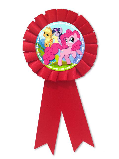 Медаль святкова для дитячого дня народження " Маленькі поні"  
