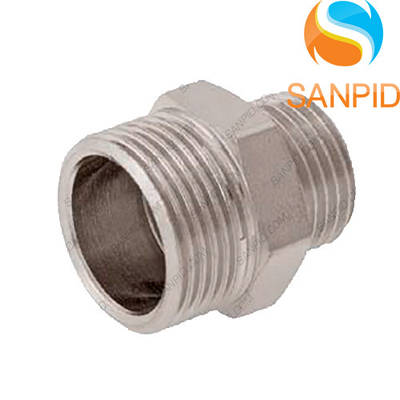 Фітинг ніпель редукційний Kisan з зовнішньою різьбою 1/2"x3/4"