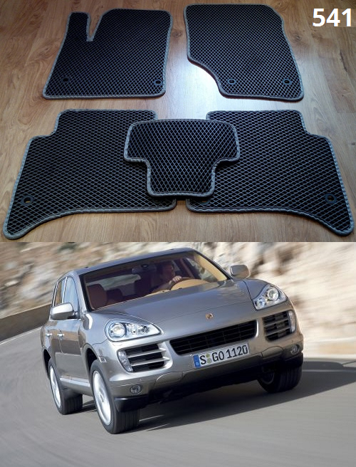 Килимки ЕВА в салон Porsche Cayenne '03-10