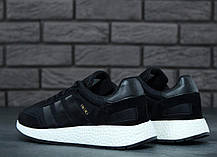 Чоловічі кросівки AD Iniki Runner Core Black. ТОП Репліка ААА класу., фото 3