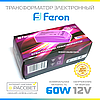 Електронний знижувальний трансформатор Feron TRA110 60 W AC 12 V пластиковий для галогенних ламп (60 Вт 12 В), фото 3