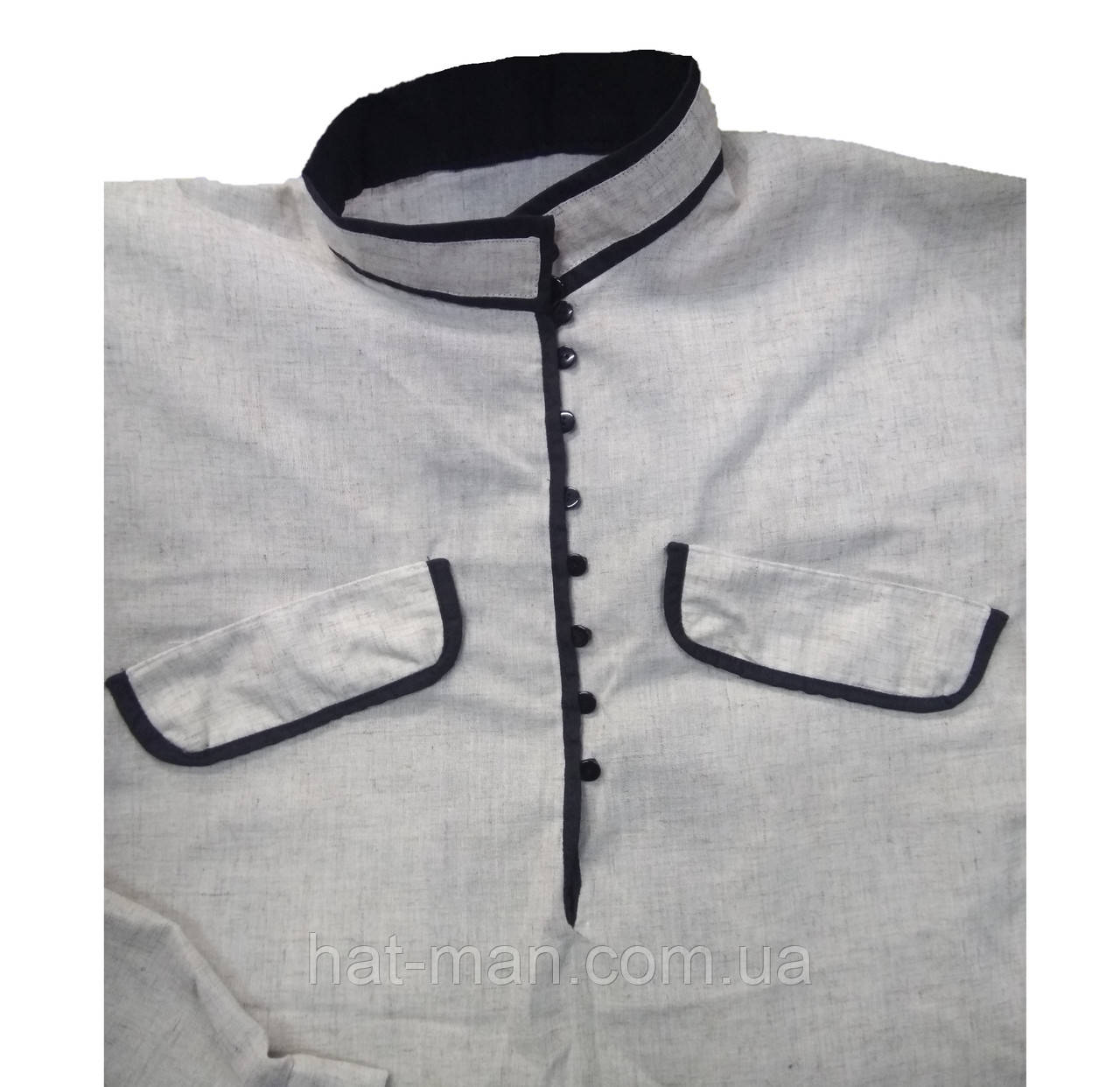 Рубашка під черкеску льняна, фото 1