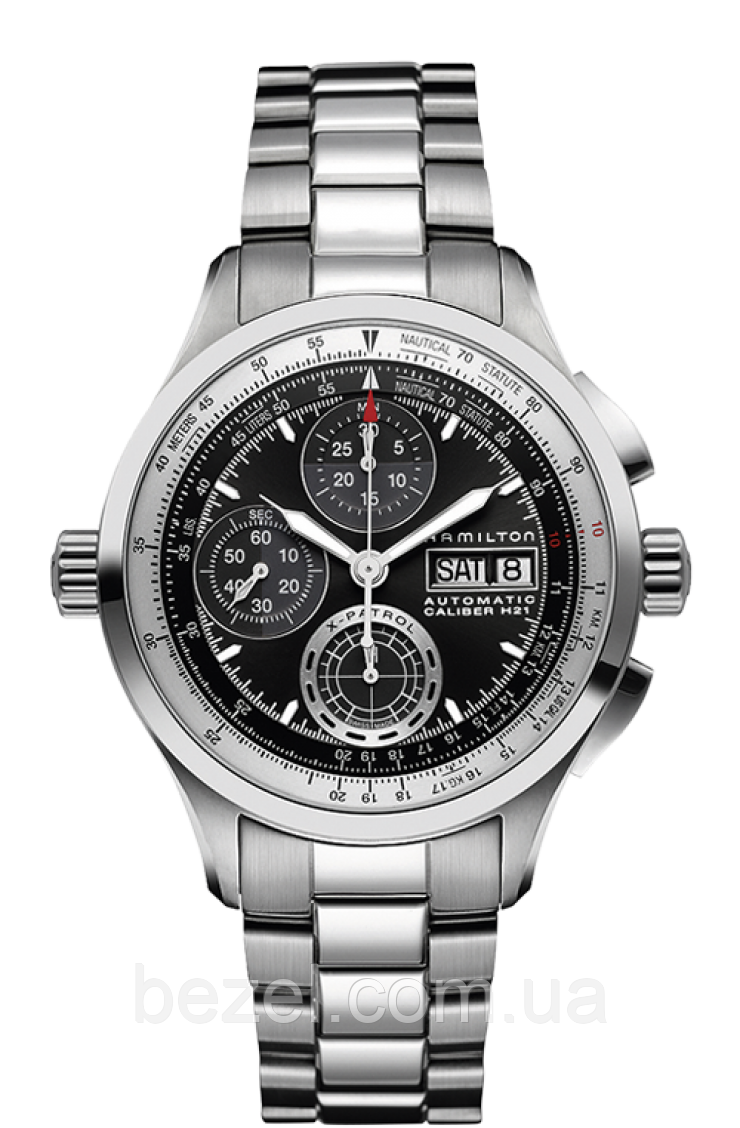 Чоловічі годинники Hamilton Khaki X-Patrol Auto Chrono H76556131