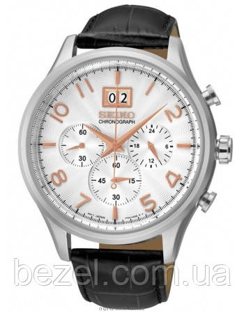 Чоловічі годинники SEIKO SPC087P1 Chronograph • 1/5сек • Big Сalendar
