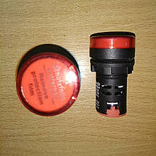 Светосигнальный індикатор AD22 (LED) матриця 22mm червона 230В АС