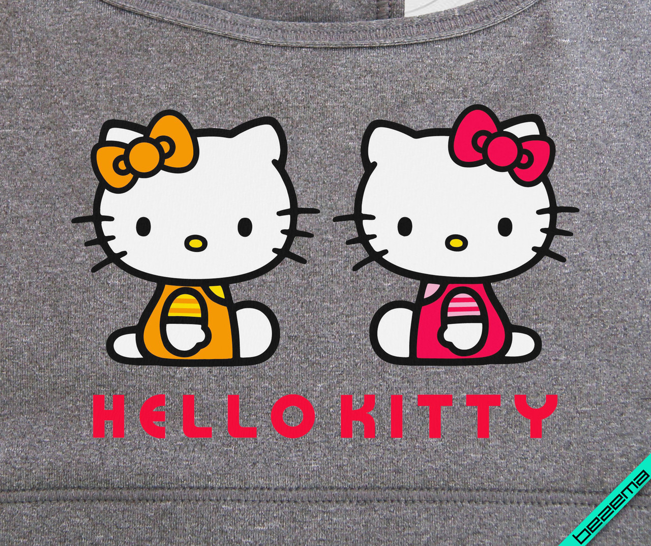 Наклейки на накидки Hello Kitty [Свій розмір і матеріали в асортименті]
