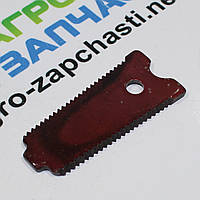 Сегмент ножа жатки 206280M1 комбайна Massey Ferguson    58х23мм   d-6mm