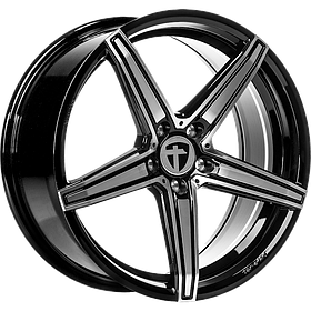 Диски від Tomason ( Томасон) модель TN20 колір Dark Hyperblack polished параметри 8J x 18" 5 x 100 ET 35