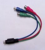 Перехідник з відеокарти (7 пін) на Pb,Pr,Y