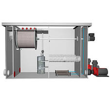 Комбінований барабанний фільтр для ставка (УЗВ) Aquaking Red Label Combi Drum filter 20/25, фото 3