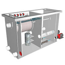 Комбінований барабанний фільтр для ставка (УЗВ) Aquaking Red Label Combi Drum filter 20/25, фото 4