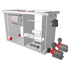 Комбінований барабанний фільтр для ставка (УЗВ) Aquaking Red Label Combi Drum filter 20/25, фото 5