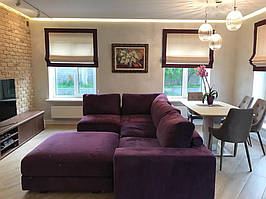 Римские шторы для гостиной