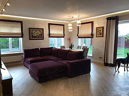 Римская штора для частного дома в Киевской области