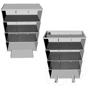 Зрошуваний біологічний фільтр для ставка (ПЗВ) Aquaking Red Label Trickle Tower Big Waterfall, фото 3