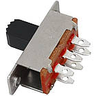 Перемикач движковий KBB40-2P2W ON-ON, 6pin, 0,5 A 250VAC