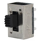 Перемикач движковий KBB45-2P2W ON-ON, 6pin, 1,5A 250VAC