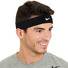Пов'язка на голову Nike Swoosh чорна, фото 4