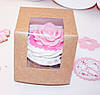 Капкейки на 8 березня в коробці по 1 шт. і 2 шт., фото 6