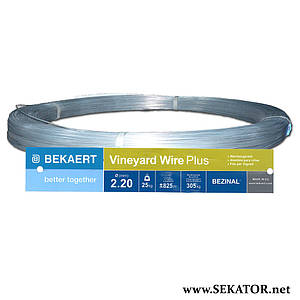 Металевий шпалерний дріт Bekaert Vineyard Wire Pro  (Бельгія)