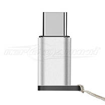 Перехідник micro USB 2.0 Female to USB Type-C, фото 3