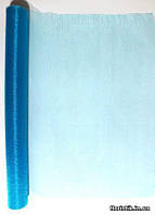 Органза снег голубая (48 см. х 4,6 м.)