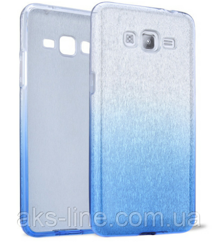 Силіконова накладка Gliter Ambre Samsung J500 (J5-2015) (Blue)