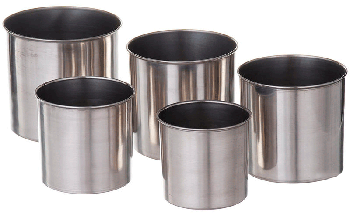 Набір форм для випікання пасхи 5 шт., форми для кулічу метал,  зі знімним дном