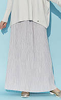 Летняя плиссированная юбка макси Cory Zaps серого цвета, размер L 50