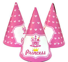 Ковпачок святковий у стилі "PRINCESS ( Принцеси сердечка) "
